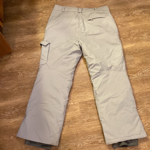 Columbia Ski Snowboard Pants Waterproof Men's Size L Silver - Picture 4 of 4